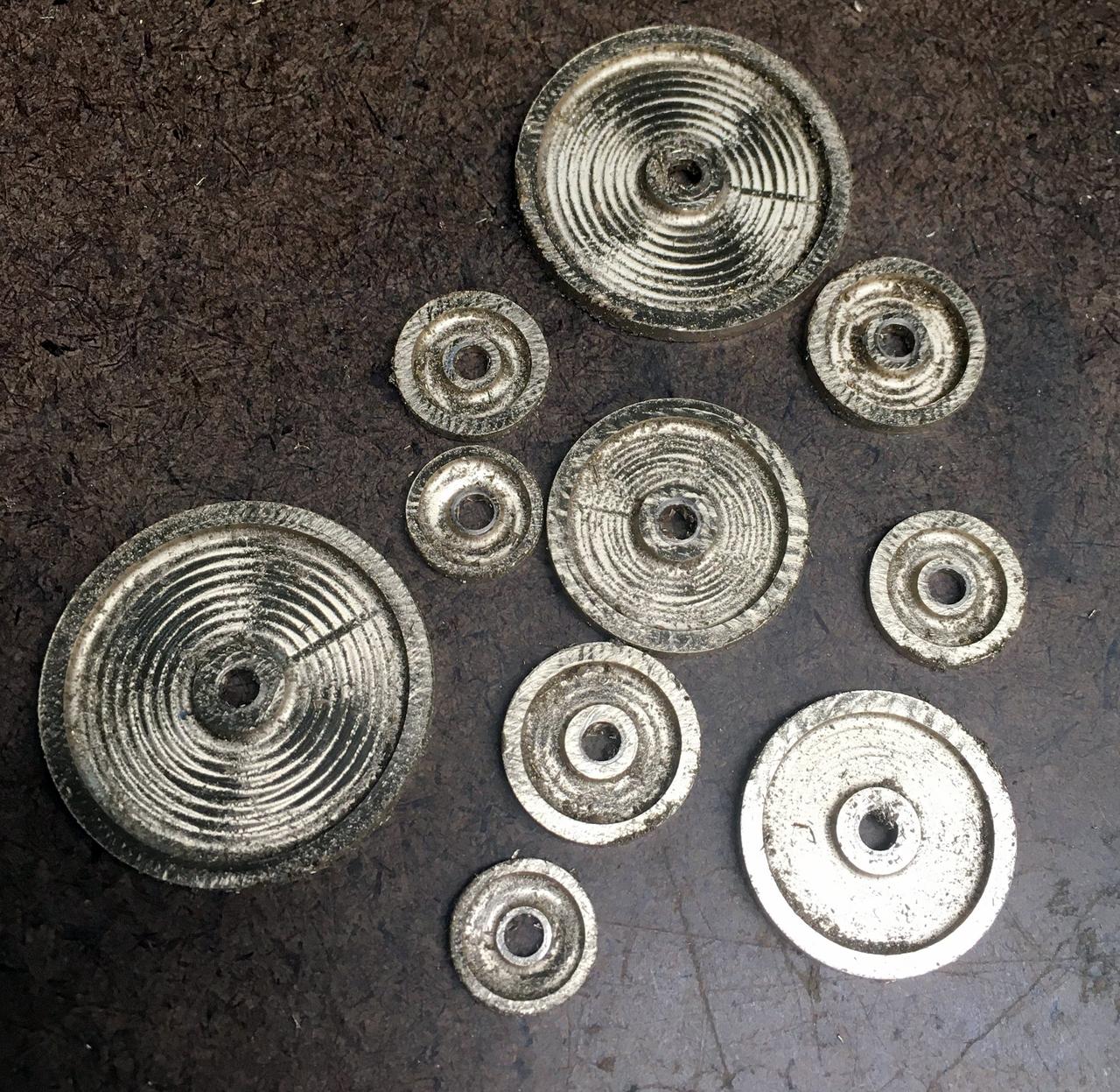 Milling weights completed