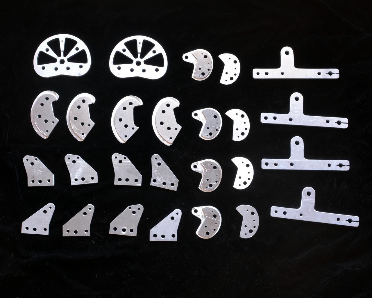 Parts I machined for folding arms