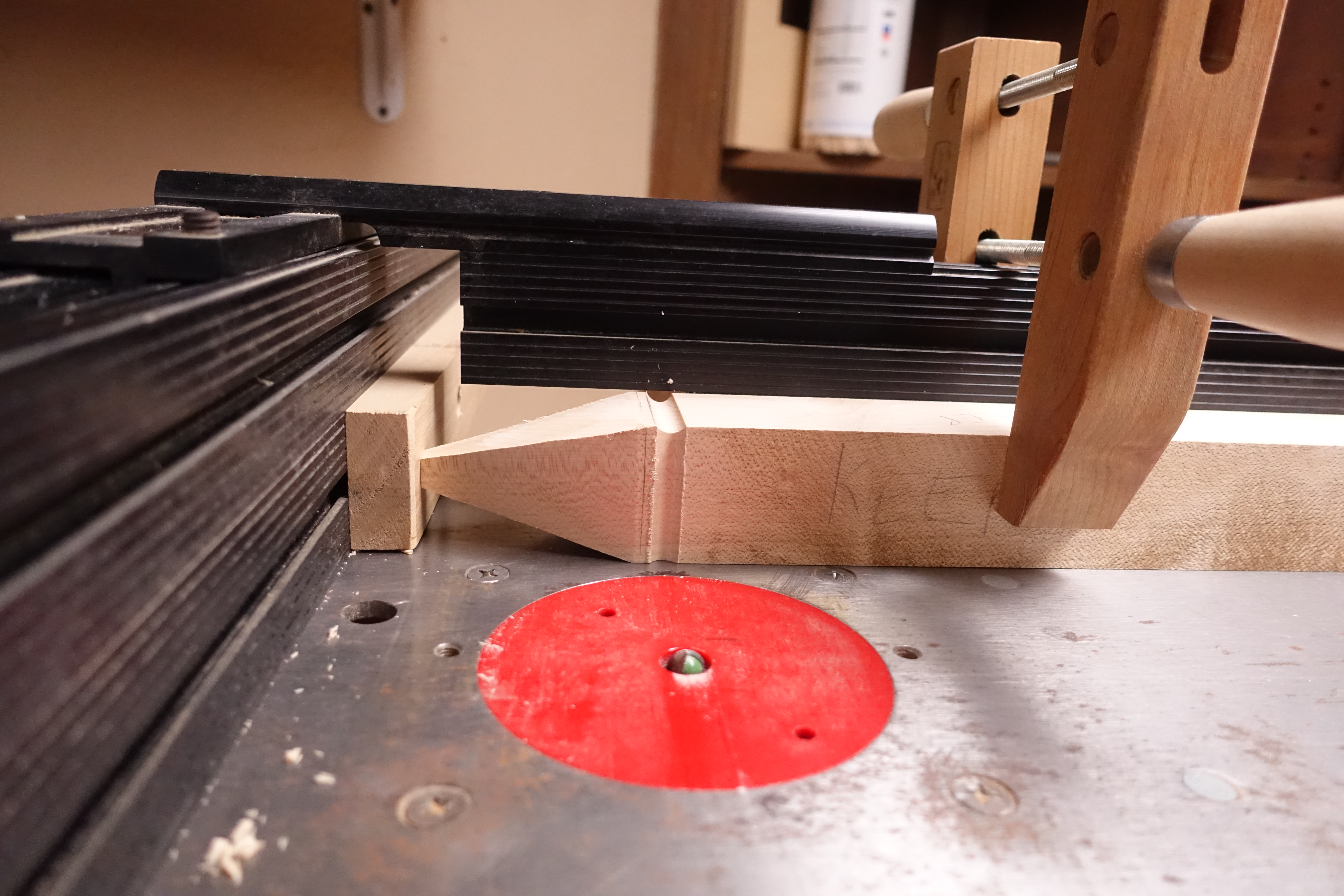 Routing finial detail